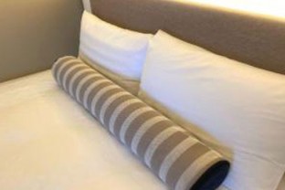 写真：硬さの異なる枕とクッション