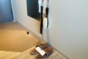 写真：シューシャイン、ブラシ、スリッパ、靴べら