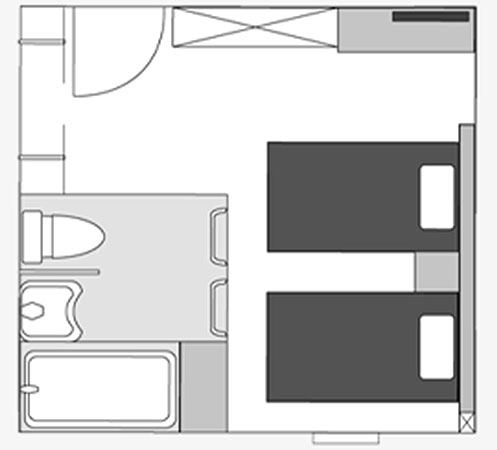 間取り図：ユニバーサルツイン