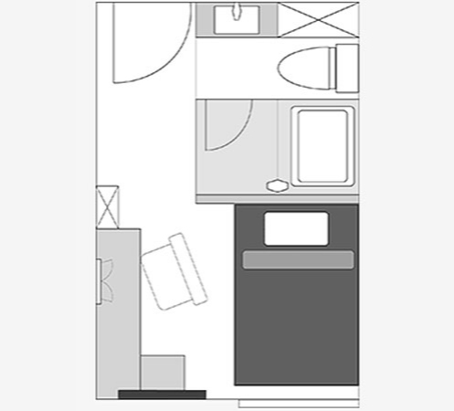 間取り図：モデレートダブル