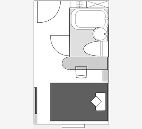 間取り図:モデレートダブル