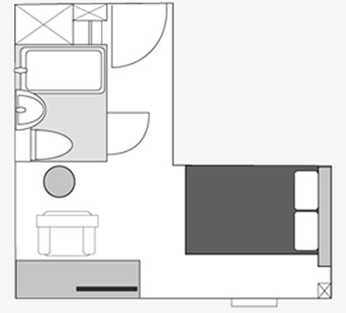間取り図：ダブル