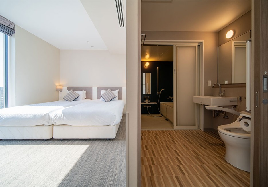 写真：ユニバーサルツイン全体