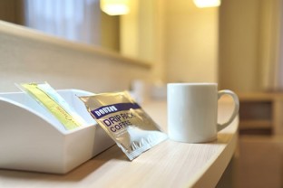 写真：ドリップ式コーヒー