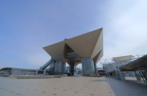 写真：東京ビッグサイト（東京国際展示場）