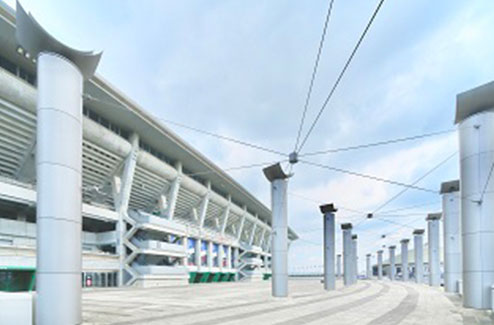 写真：日産スタジアム（横浜国際総合競技場）