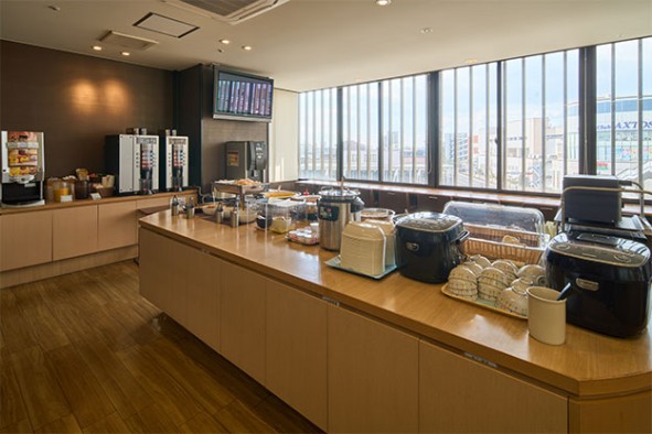 写真：朝食会場