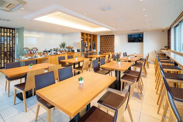 写真：朝食会場