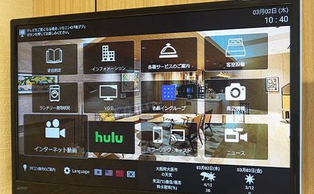 写真：ミラーリング機能搭載