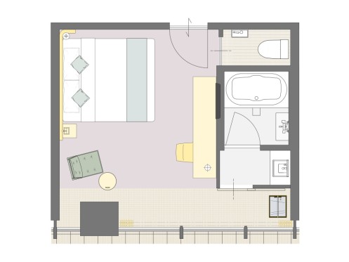 ミュッセキング間取り図