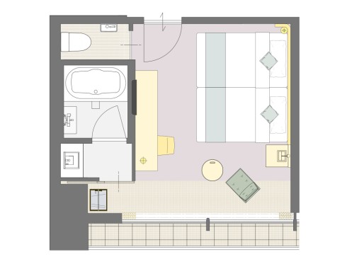 ミュッセツイン 間取り図