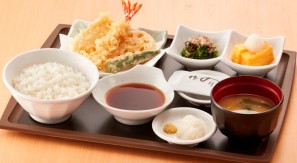 天ぷら朝定食